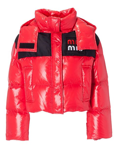 miu miu padded jacket|Luxury Women's Coats and Jackets .